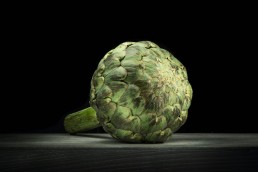 Food photography Moody photo of artichoke