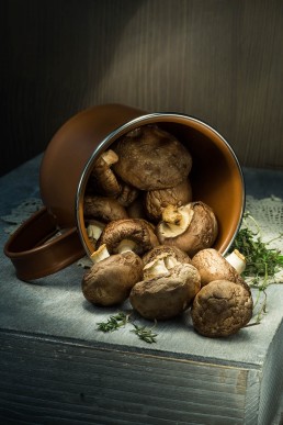 Food Photography with Mushrooms